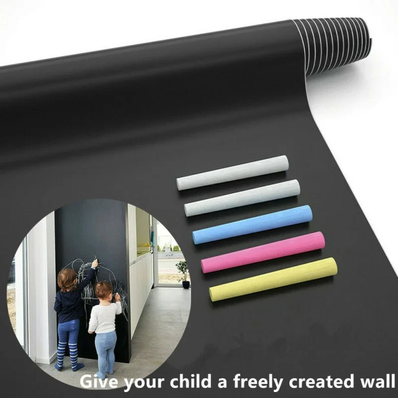 Dry Erase Self Adhesive Green Chalk Board Roll Chalkboard Blackboard Sticker Whiteboard For Classroom