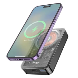 HOOO Q14A 10000mAh Ice Crystal PD20W Wireless Magnetic Fast Charging Power Bank