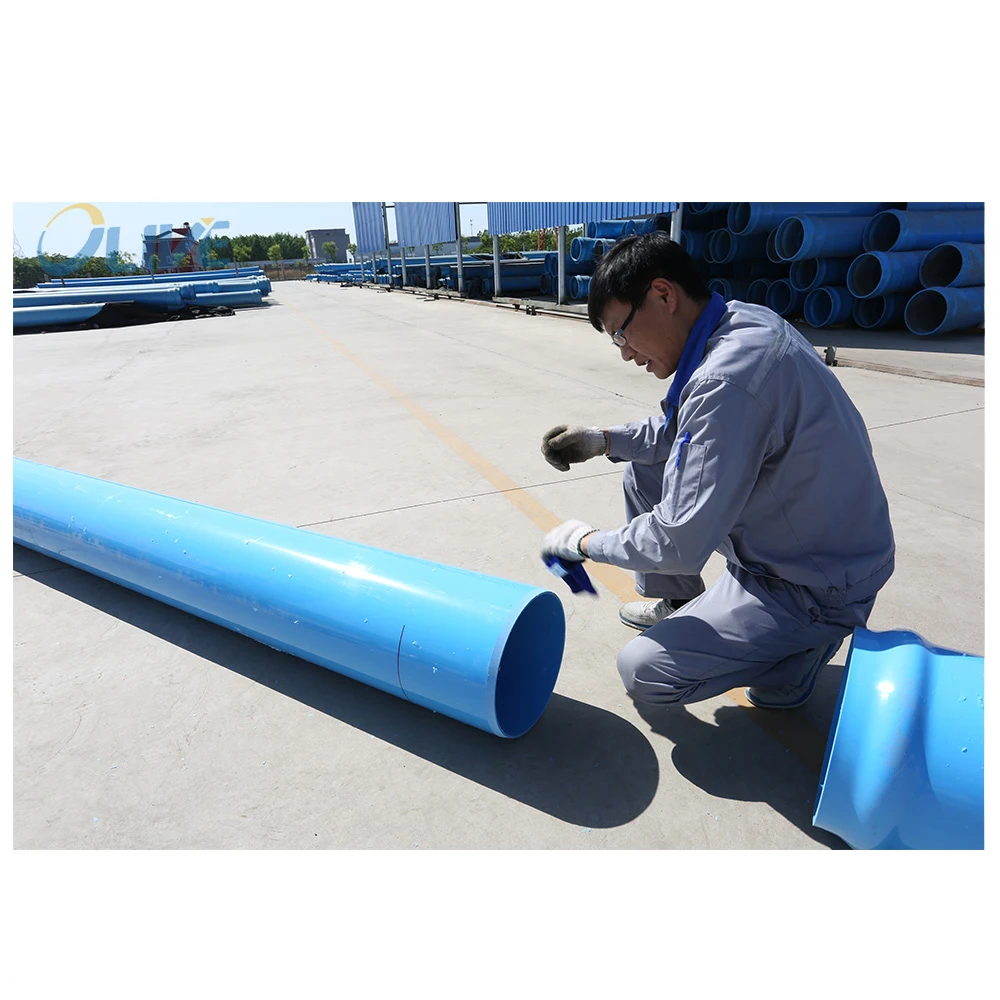 PVC-O Class 500 Plastic pipes for landscaping drinking water in countryside and mines chemical anticorrosion pvc pipe prices