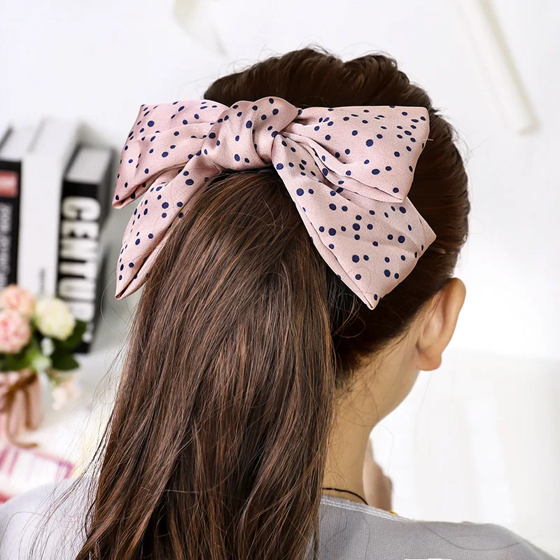 HC396 baby hair accessories wholesale bulk Printed bow hair clip kids fabric hairclips for girls