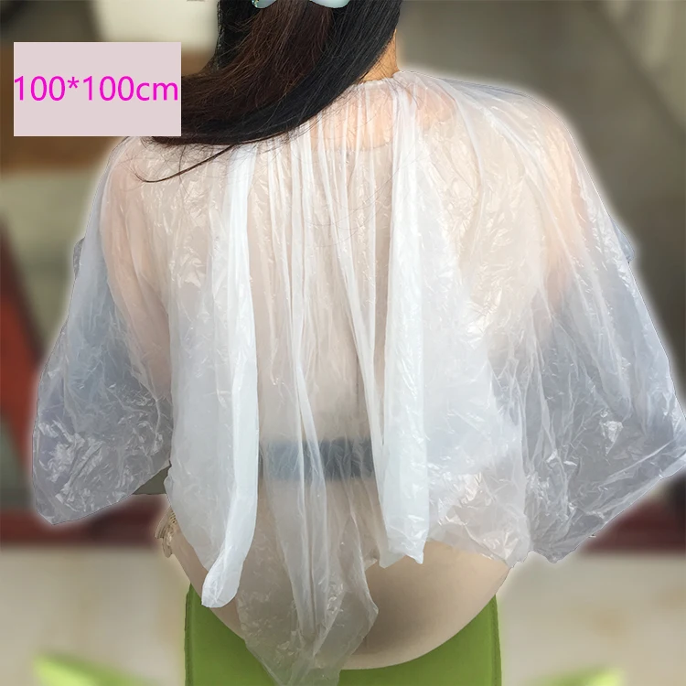 Disposable Hair Cutting Cape Perm Hair Dye Hair Haircut Plastic Cape Waterproof And Anti-Fouling Independent Packing Cape
