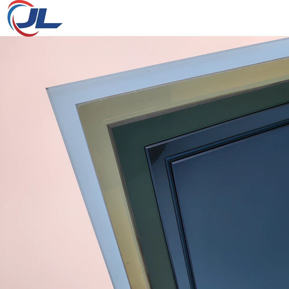 6mm 12mm 15mm thick toughened glass custom sizes laminated glass opaque white tempered glass with film price