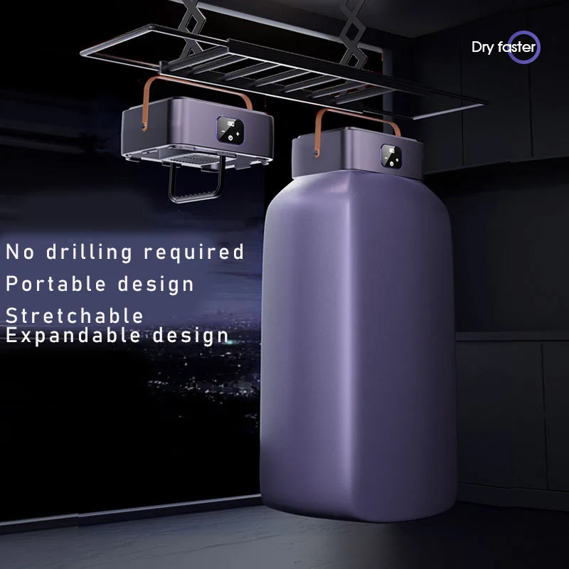 20kg portable electric clothes dryer machine wall mounted heated clothes dryer steam iron