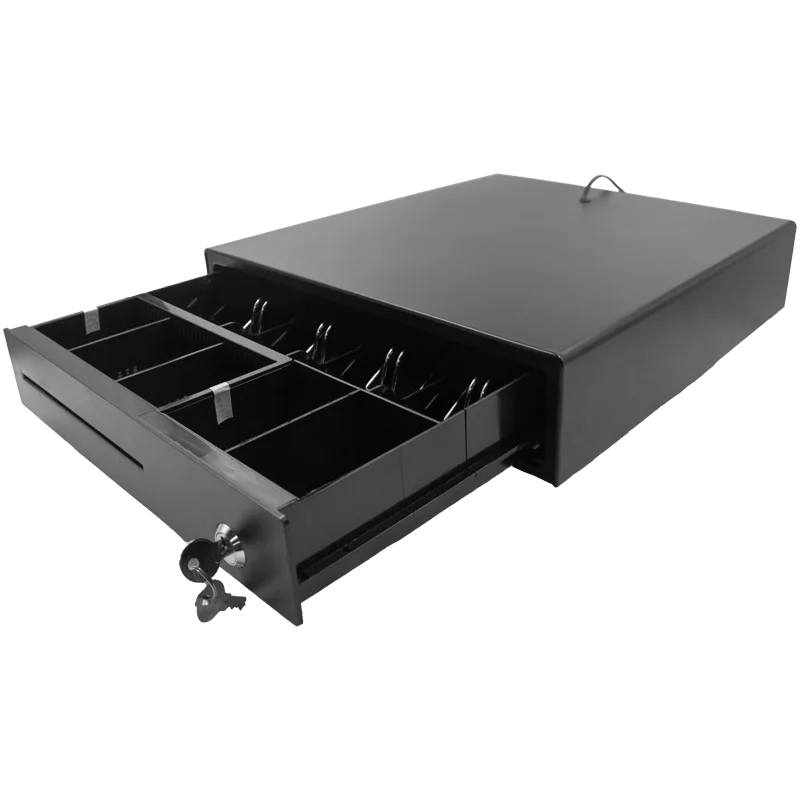 Металлический кассовый аппарат ящик для денег POS с 5 банкнотами 6 лоток монет розничной торговли и супермаркета