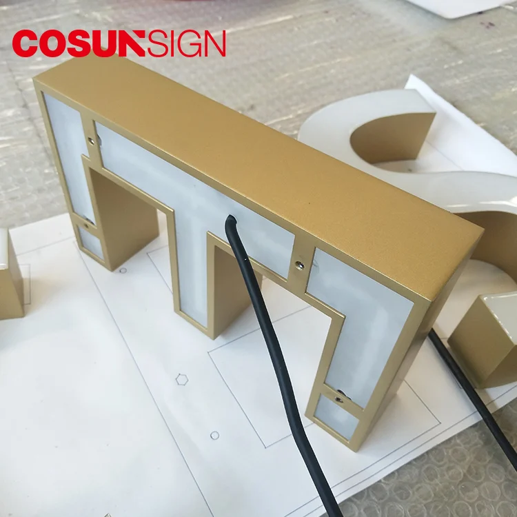 fronlit resin epoxy sign letters, chain shop indoor advertisement equipments, resin letters