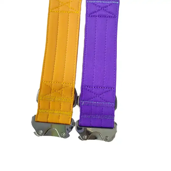New Arrival High quality Adjustable Metal Buckle Nylon Tactical Dog Collar Suitable For Dog Training