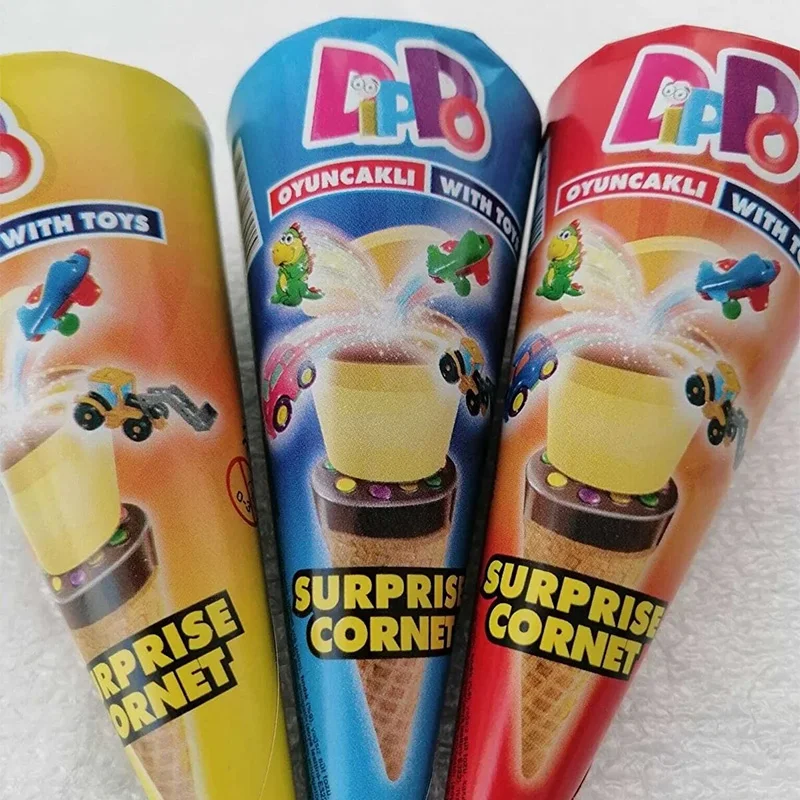 Surprised Ice Cream Cone Sweet Candy Toy Sets Surprise Cornet With Toys