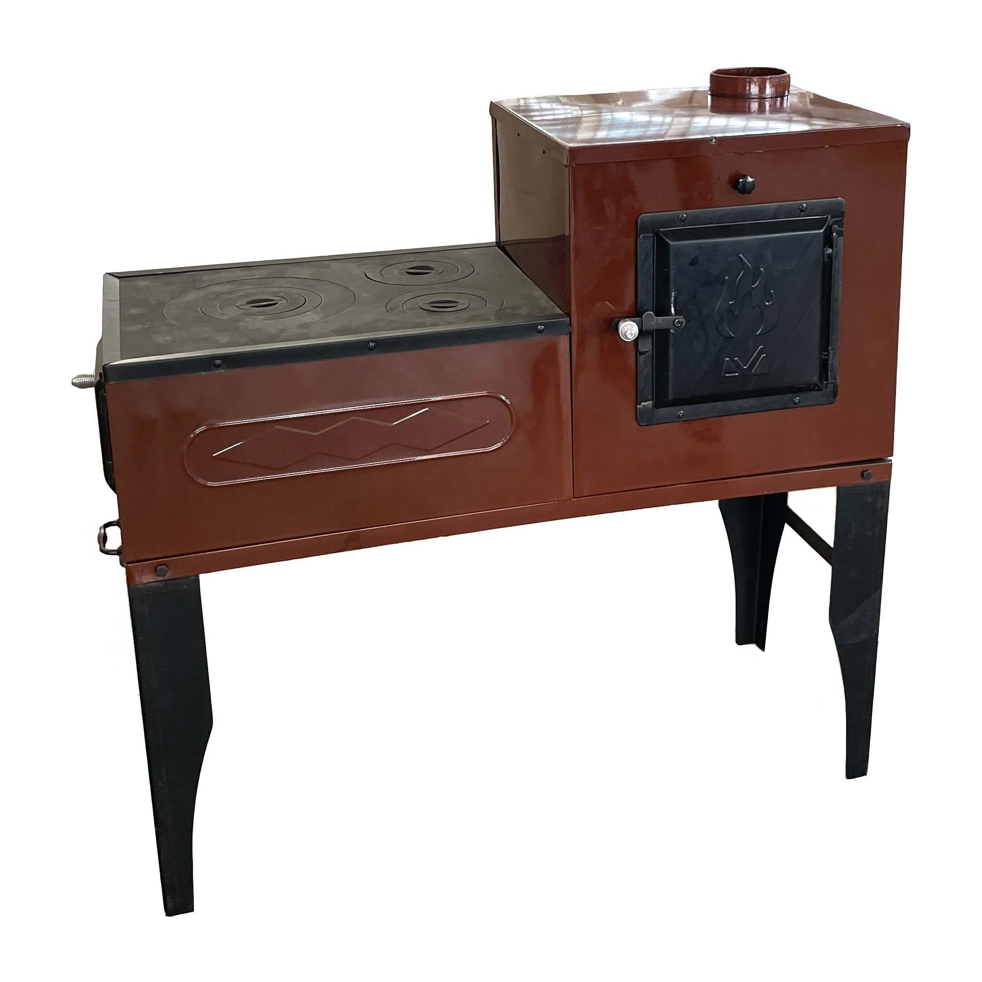 Heating Wood Burning Stoves with oven with glass can cook food