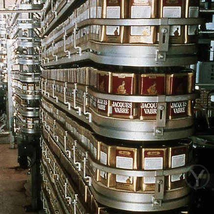 Spiral Buffer Tower Flexible Chain Conveyor System for Beverage Industry