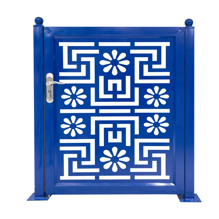 aluminum easily assembled pvc privacy strip solar lights portable doha garden fence mesh panels gates