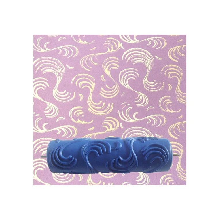 Hot Sale China Factory Guangdong Quality high end Household Wall Painting brush Tool Pro Grade roller paint with flower design