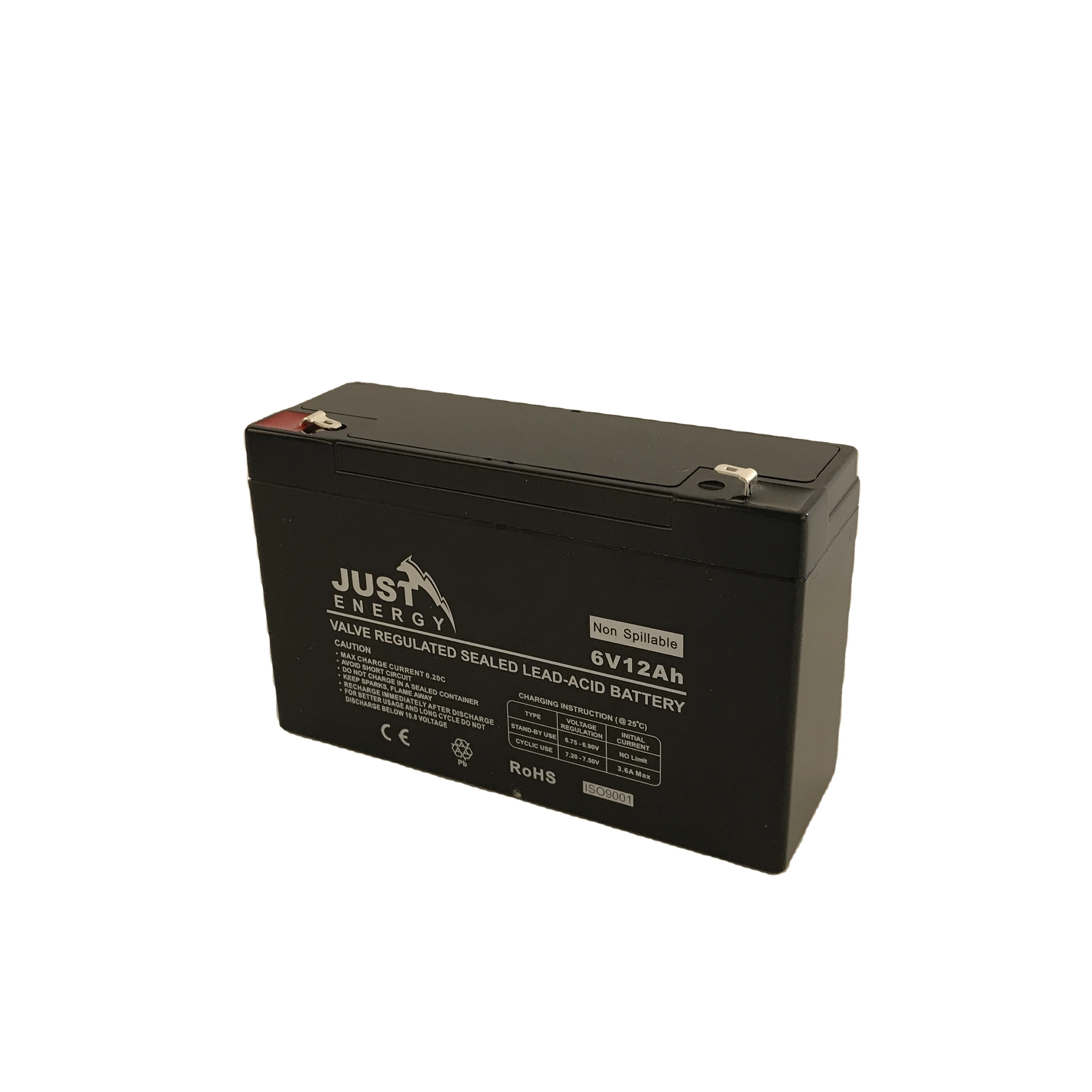 lead acid 6v 12ah battery charging