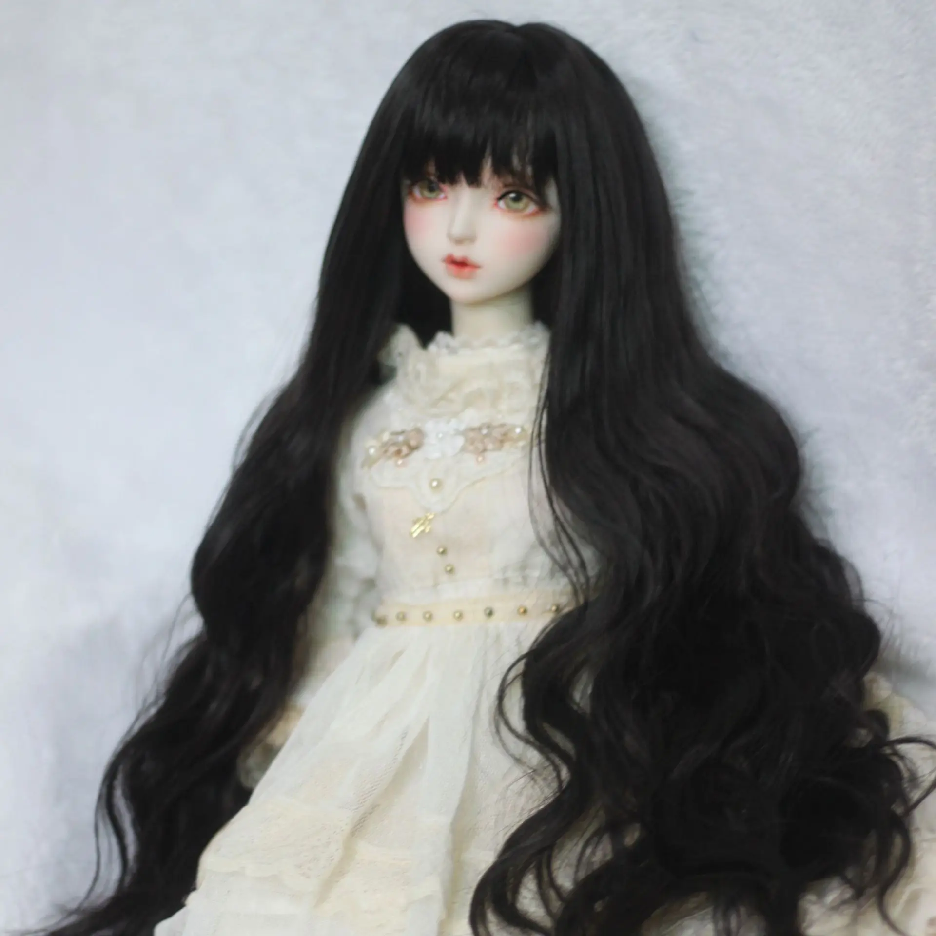 Hand Washable Dark Brown Fashion American Girl Doll Wig Bjd Sd Blyth  Dolls Wigs Hair Wefts Accessories Doll Wig Wholesale