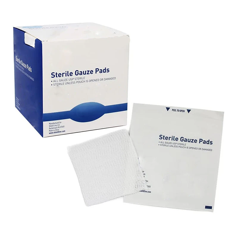 Non-sterile Medical Absorbent Surgical 100% Cotton Sterile Gauze Swab Sponge