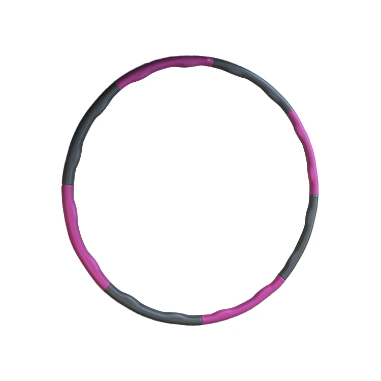 Factory supply attractive price customized logo removable fitness weighted hula hoops