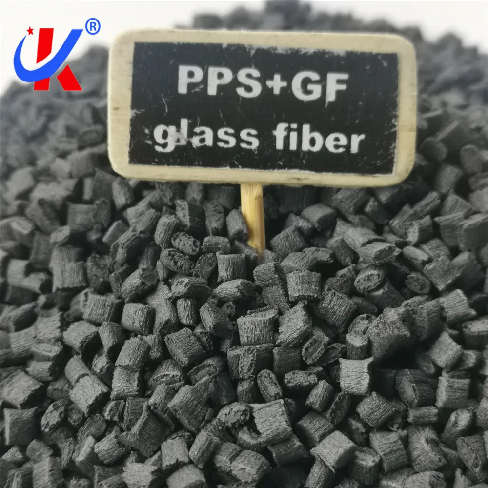 Стекловолоконный 30% армированный Полифениленсульфид PPS GF30 Черные Гранулы