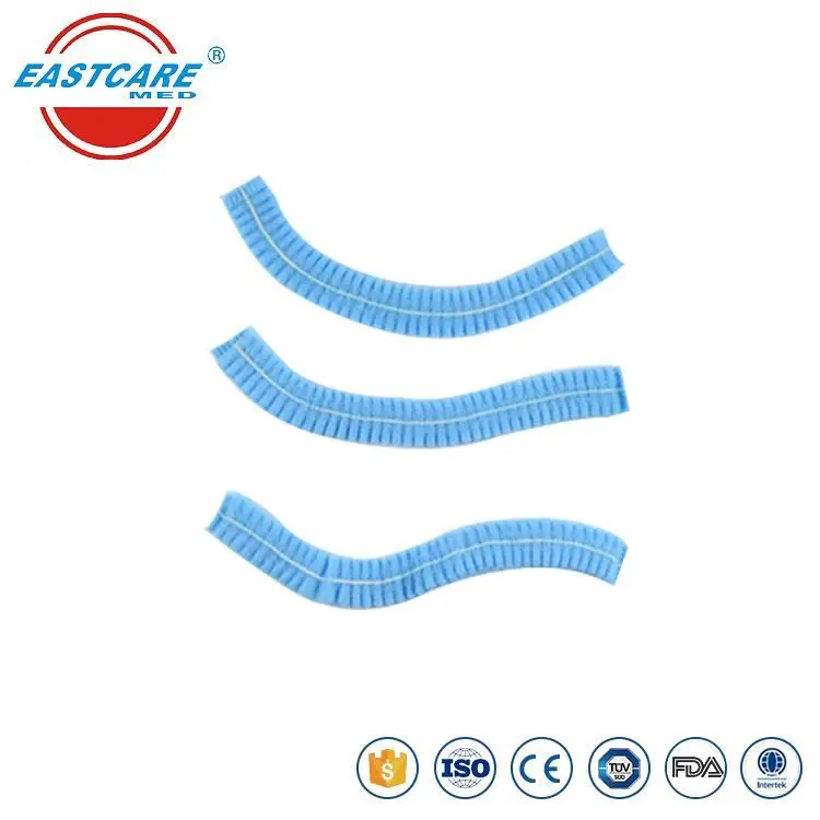
Hospital medical elastic bouffant doctor nonwoven disposable surgical caps 