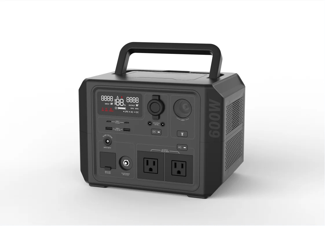 BoltPower Portable Power Station BP601 537.6Wh, 230V/50Hz 600W Pure Sine Wave AC Outlet, Solar Generator support solar charging