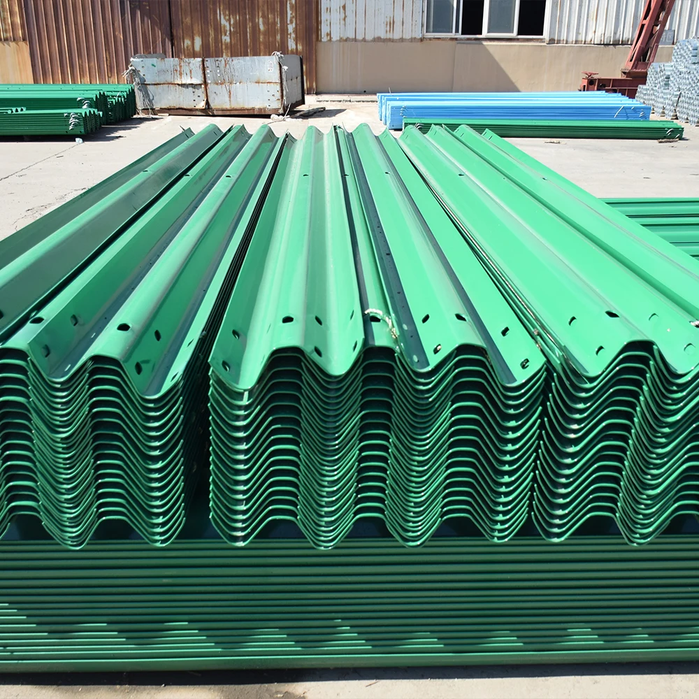Corrugated Beam Guardrail Metal Barrier Used Corrugated Steel Beam Guardrail Galvanized Steel Barriers Highway Guardrail Price
