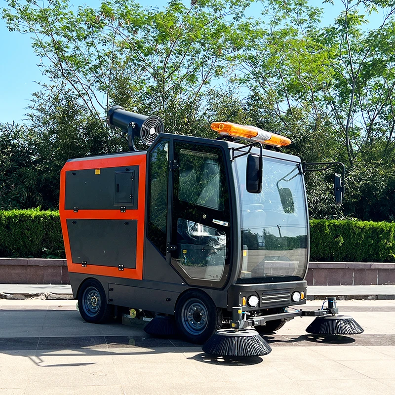 Sand Self Propelled Vacuum Cleaner Floor New Wholesale Automatic Ride On Floor Road Sweeper Machine