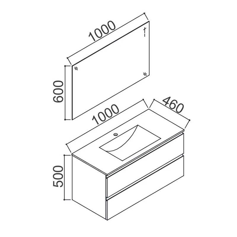 Wess 40 дюймов настенный одиночный раковины антикварный шкаф для хранения в ванной комнате туалетный столик с раковиной