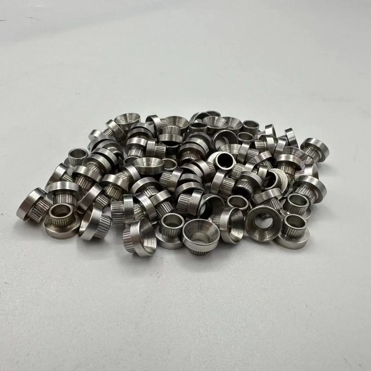 cnc turning parts High Quality M5 Stainless Steel climbing Washers CNC Model Rock Climbing Countersunk Knurled Washers