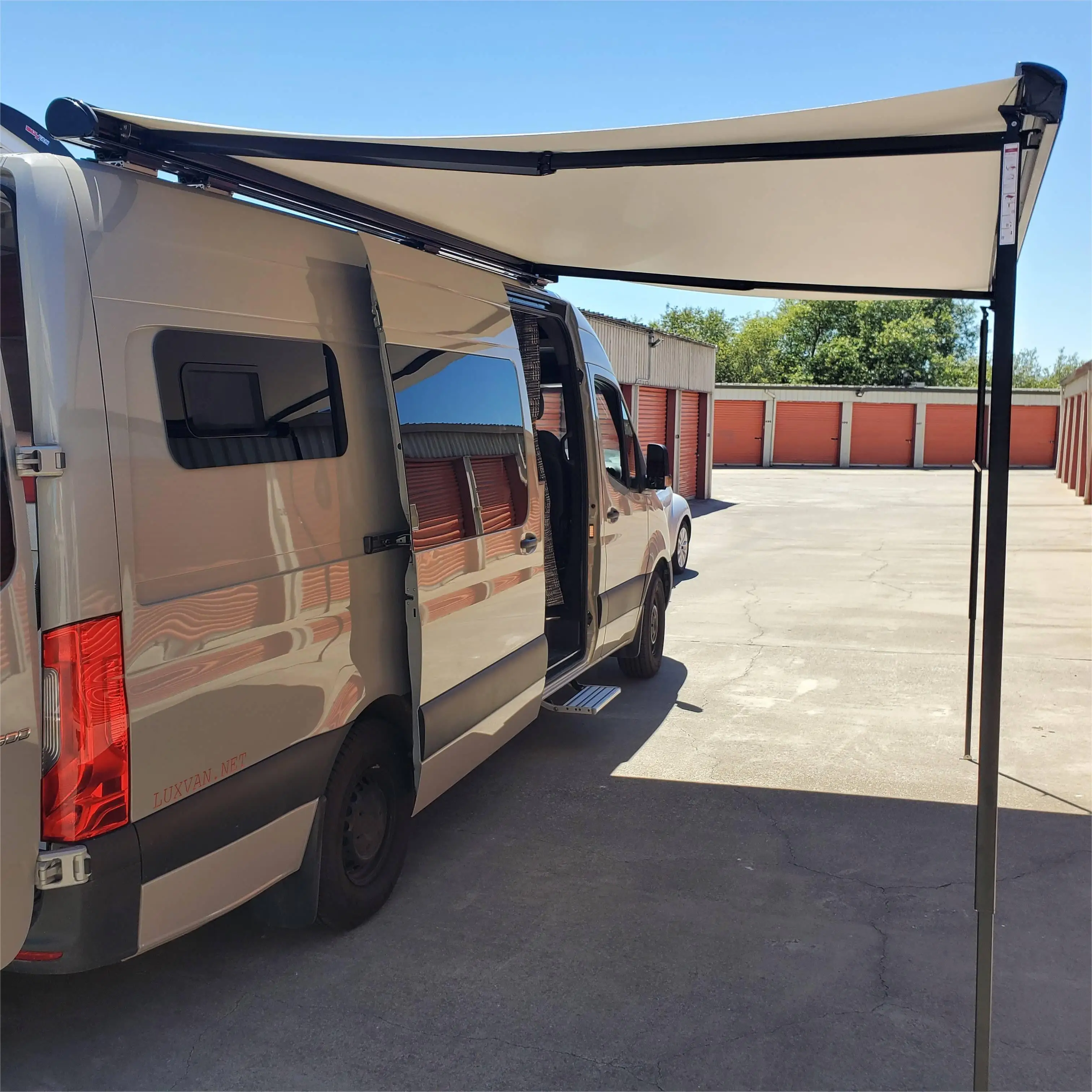 Wareda High-Strength Aluminum Alloy Frame Anti Corrosion Thickened profiles Vinyl Fabric Motorhome Caravan RV Awnings
