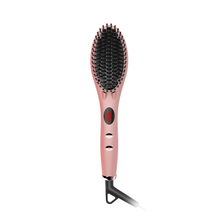 Home Use Professional Hair Straightener Comb Brush Multi-function Hair Straightener Brush