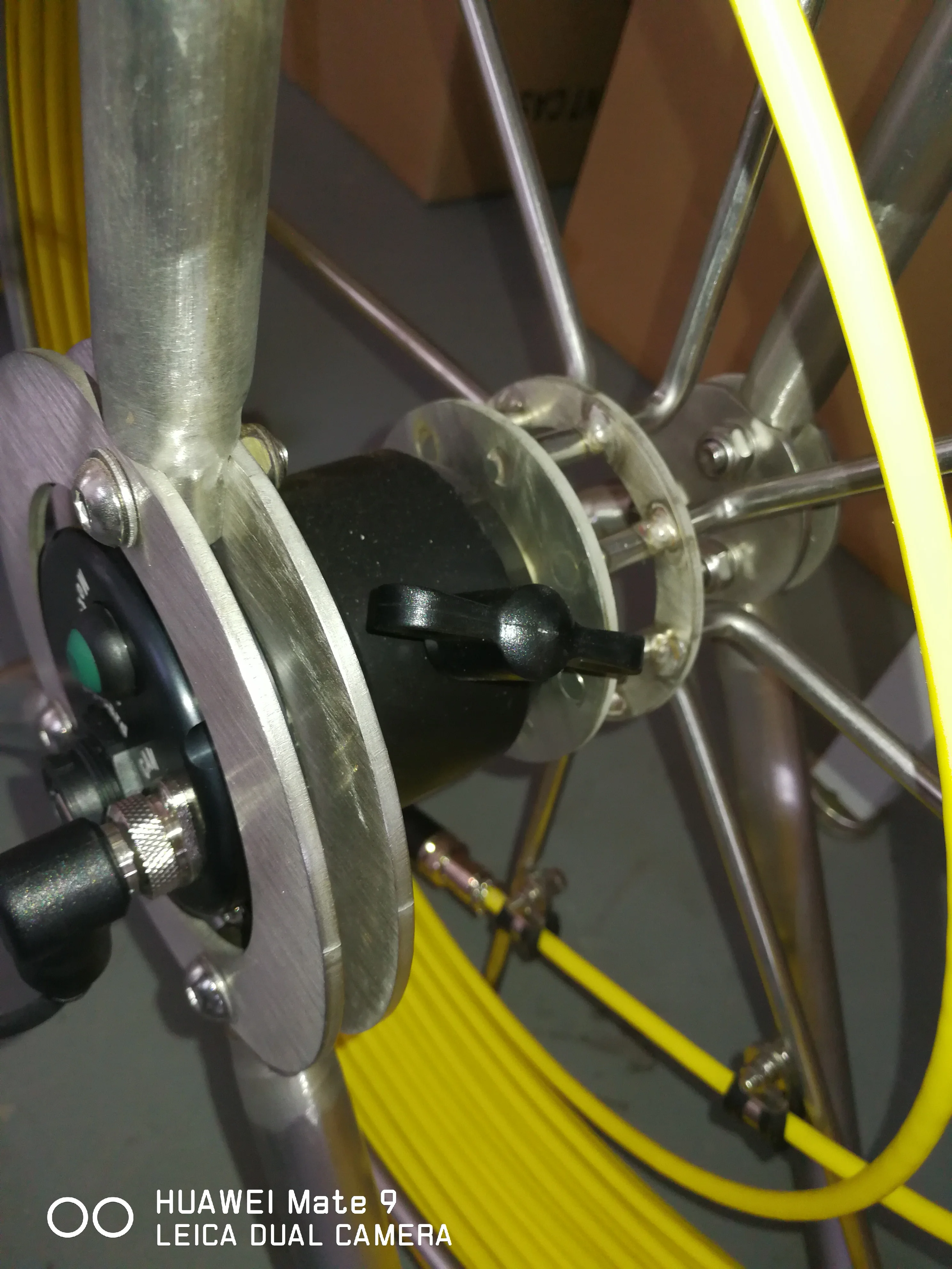 Камера для инспекции канализационных труб, видеокамера с TFT монитором 10 дюймов и головкой камеры 38 мм