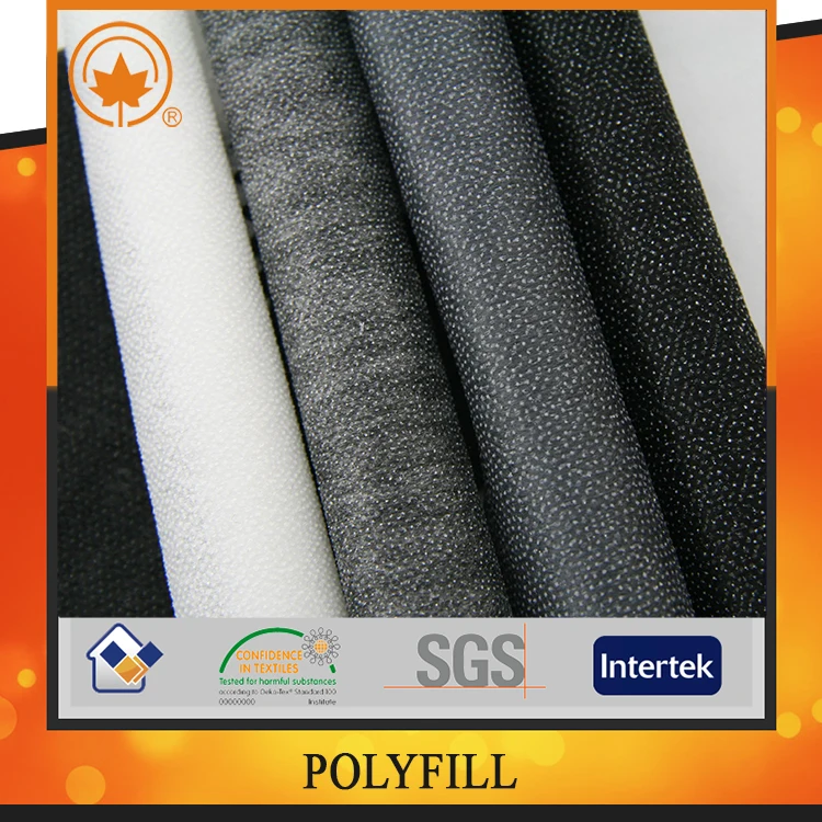 Non woven interlining fabric with self adhesive for jacket