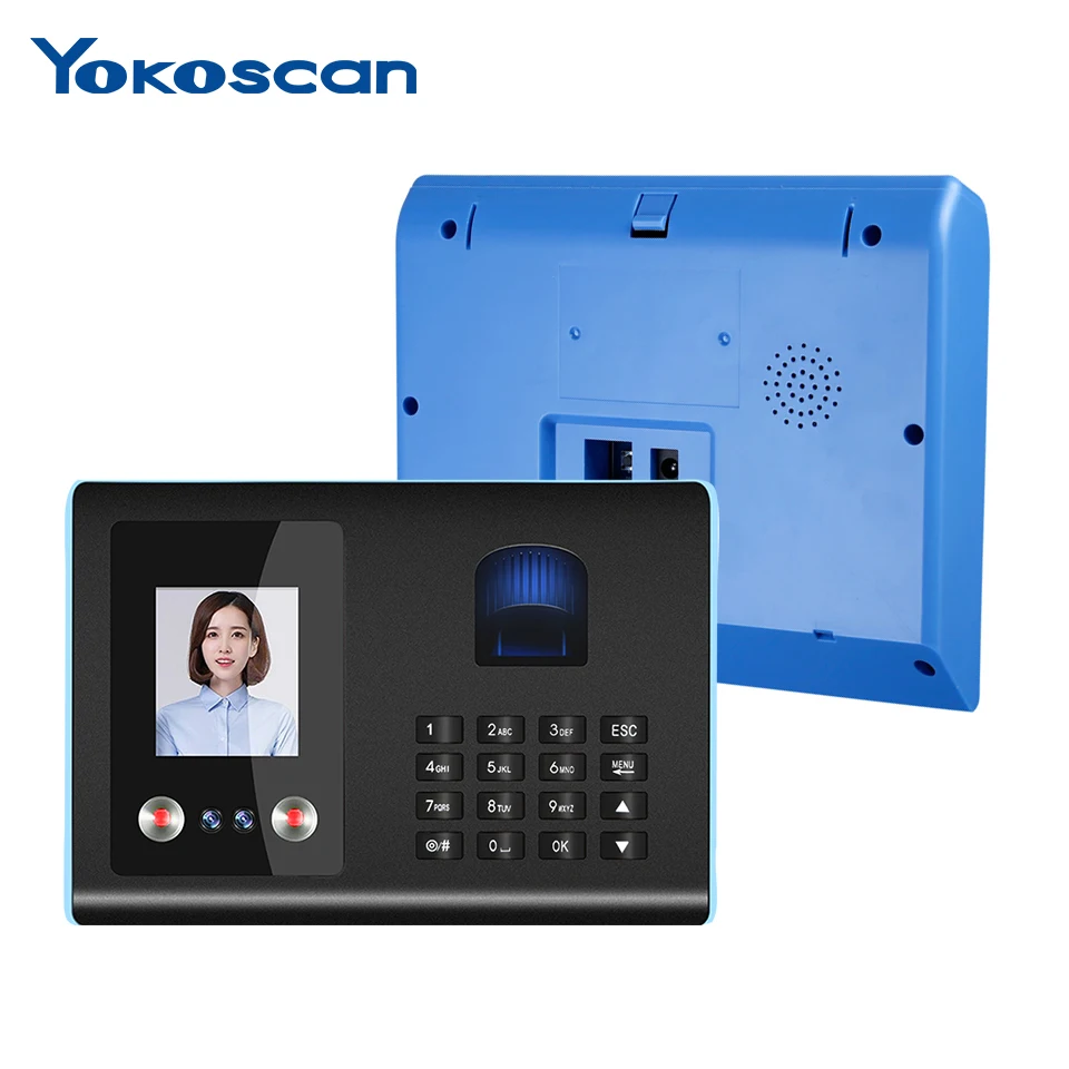 FA01Staff Biometric Face Recognition Fingerprint Scanner Clock In And Out Employee Time Attendance Machine Time Recorder