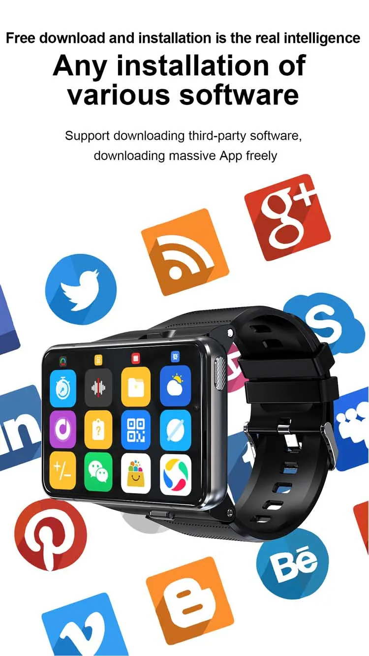 LOKMAT APPLLP Max fashion men smart watch futuristic Silicone strap Touch Screen Android Fitness Track  mobile watch