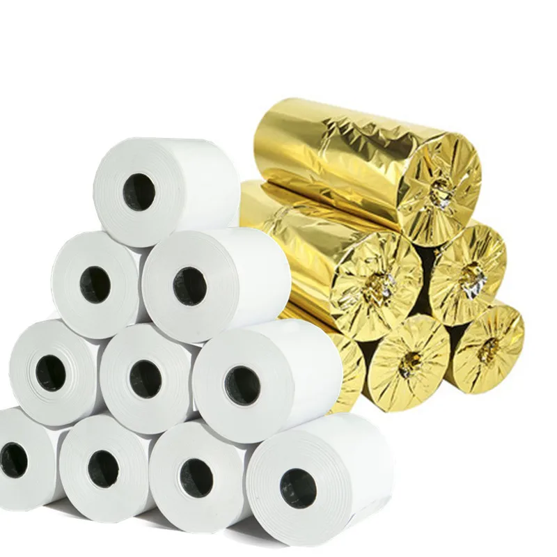 Термобумага с верхним покрытием в рулоне 50*30 70 80 термобумага для факса Jumbo Roll 55gsm