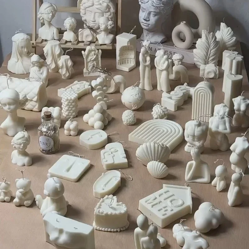 Силиконовая форма для свечи