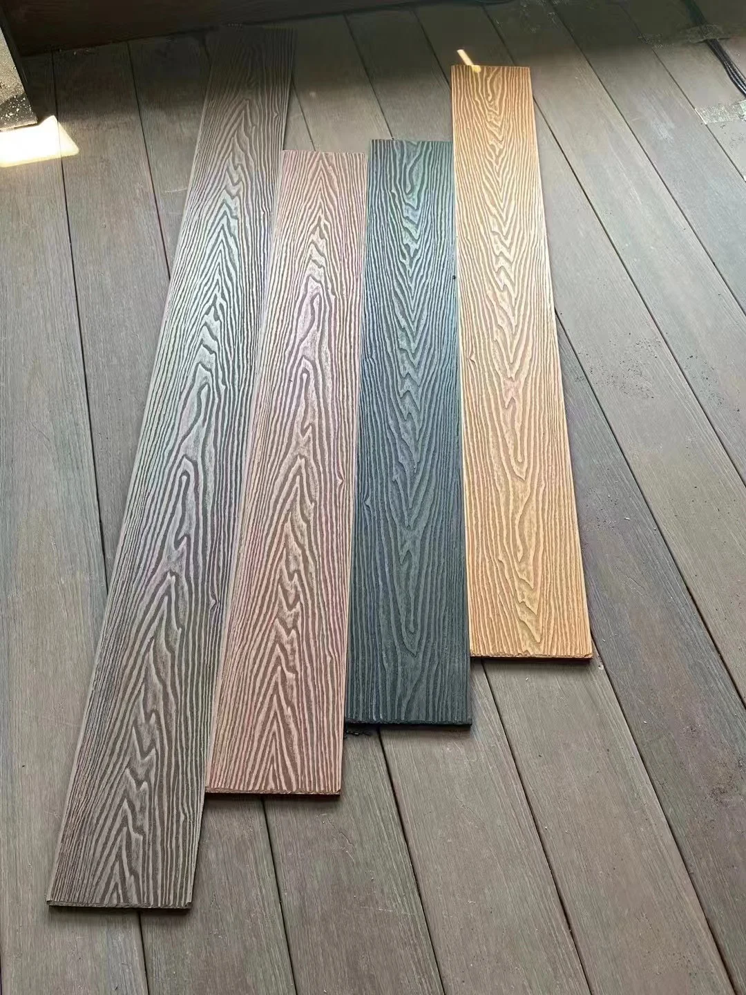 WPC solid decking outside wpc decking  composite flooring boards AL-S146-10A
