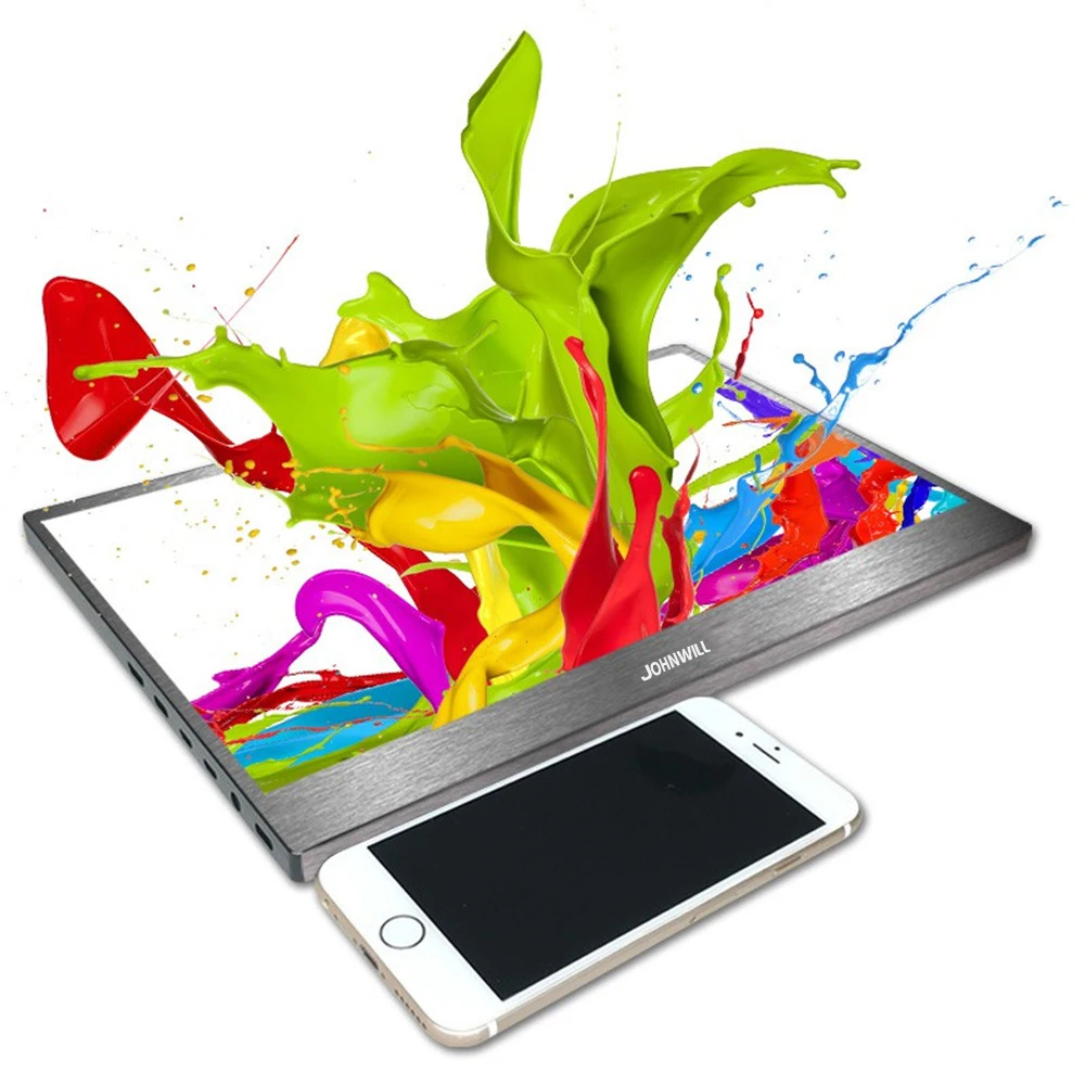 
15.6 Inch Type C LCD Display Screen 1080P Portable Monitor LCD with type c HD video input 
