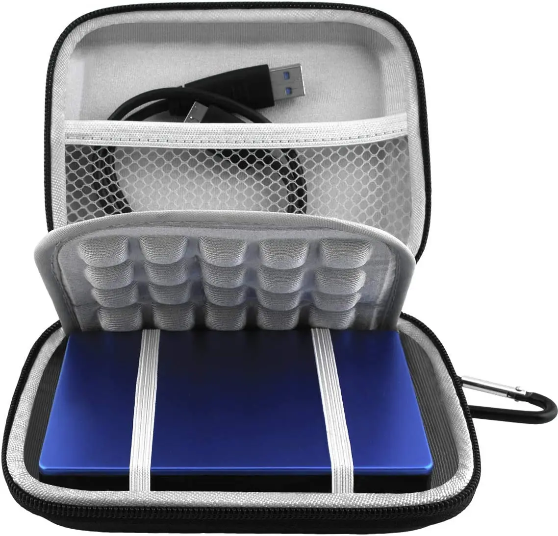 External hard drive case hard drives case 2.5 Inch HDD EVA Shockproof Travel Bag