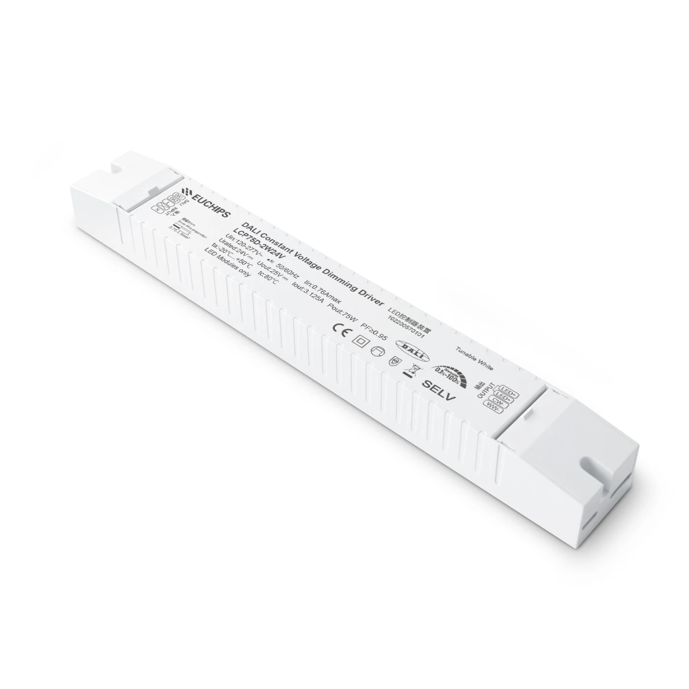 Dali DT8 Driver CCT dimmable Constant Voltage Dali Dimming Linear Led Dimming 75W LED Dali driver