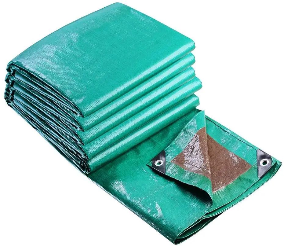 Durable UV green tarpaulin waterproof tarpaulin cover multipurpose tarp PE tarpaulin