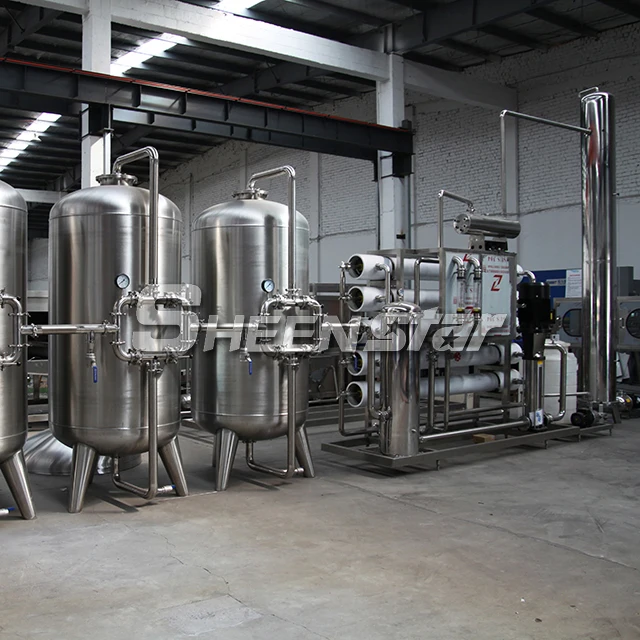 Industrial RO drinking pure water treatment machine plant with price / reverse osmosis water purification equipment