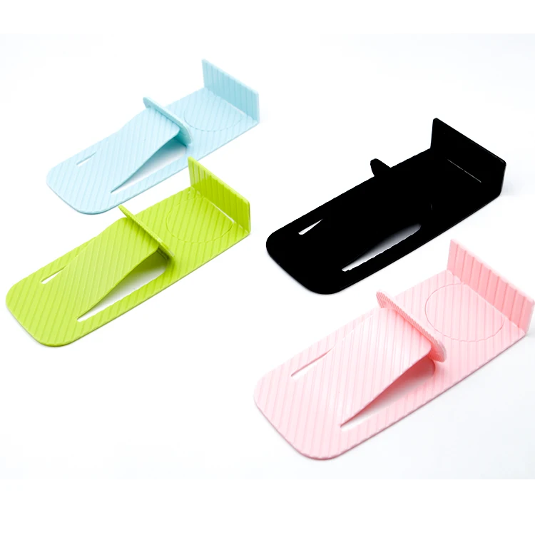 Multi Colors Heavy Duty Easy Installation Plastic Door Wedge Stopper