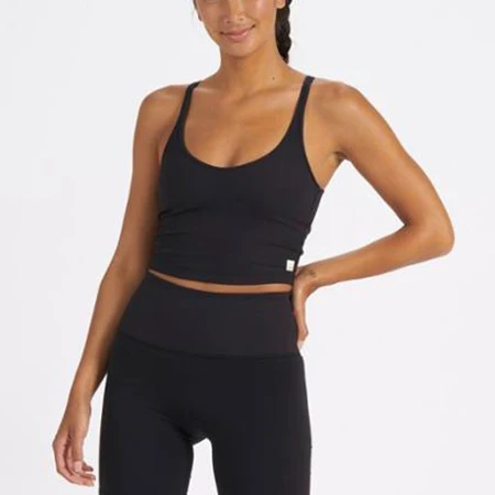 
New Arrival Gym Clothing Women Yoga Sportswear Fitness Hollow Backless Cross Strap Sportswear For Sale 