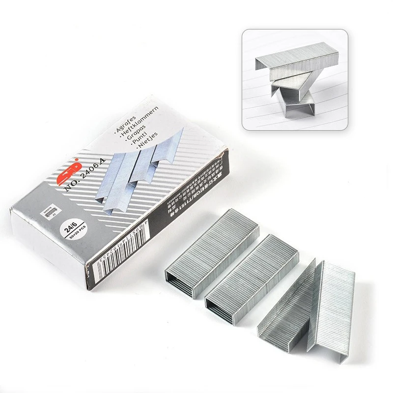 STD Staple 2406A Total 25 Sheets 24/6 Strong Staples for Professional Office Paper Binding