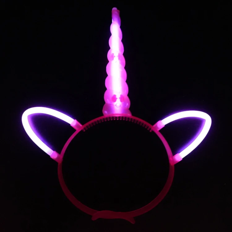 professional magic wand unicorn headband star shape dance party glow sticks