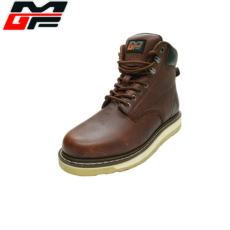 Gaomi Moning Glory Professional manufacturers supply Top quality cow leather EVA sole New goodyear welted boot