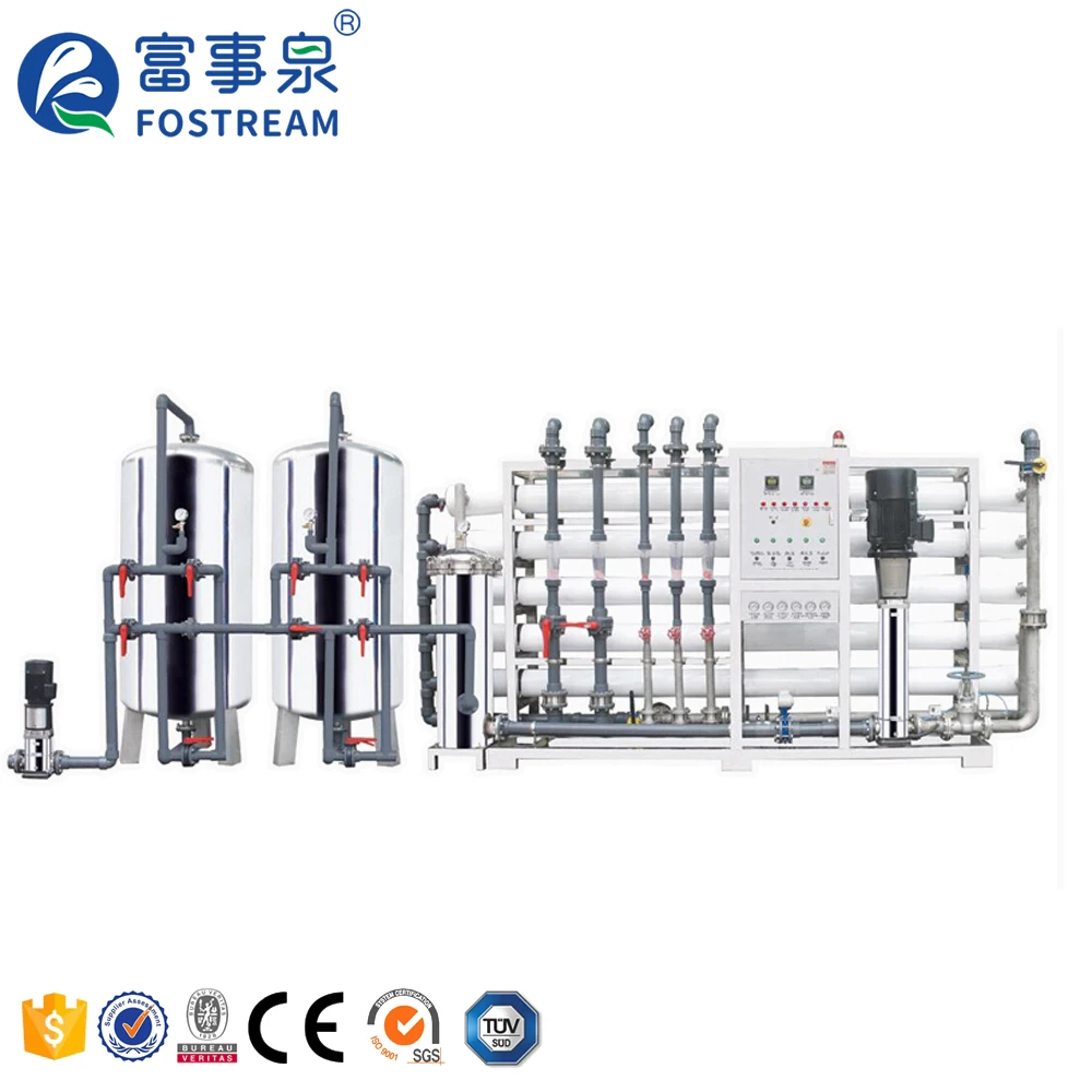 Full Set Reverse Osmosis RO Membrane Borehole Pure Water Purification System For Bottled Water