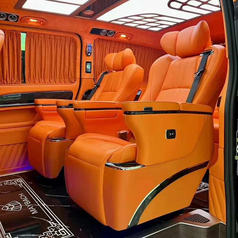 Quality Cheap Luxury Car Seats with Table Leather Vip Aviation Power Seat for Volkswagen