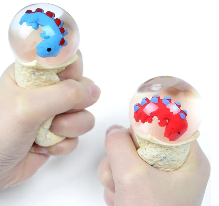 Hot Sell Squeeze Toy Squishy Tricky Dinosaur Egg Funny Cup TPR Toy Anti Stress Relief Squeeze Fidget Toys