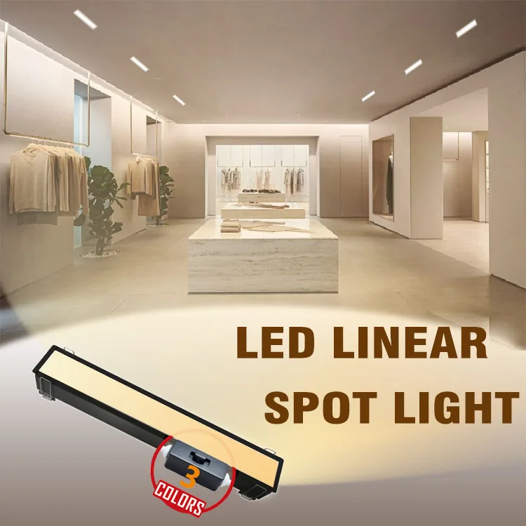 Hot Selling Office Recessed High Quality Led Linear Flood Indoor Spot light