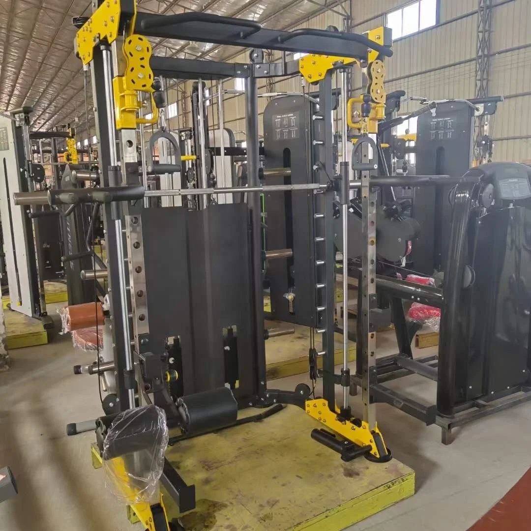 Commercial Fitness Gym Equipment Power Half Squat Rack Black Red  Customized Functional Trainer Packing Color Material Muscle